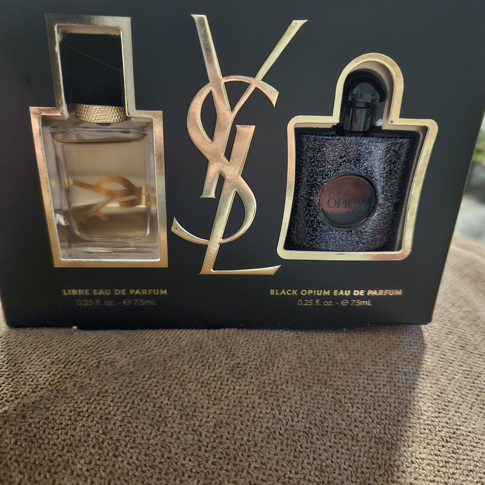 Yves Saint Laurent Perfume Set - Black and Gold